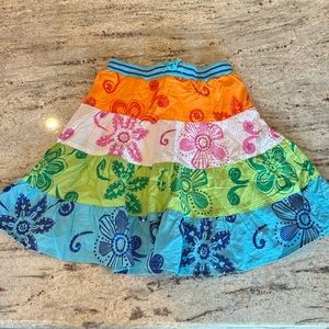 Girls children’s place floral skirt size 6X/7